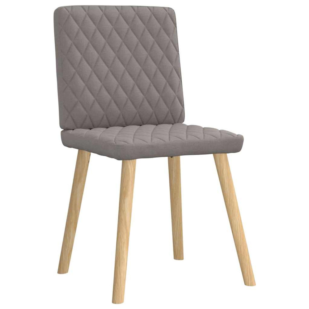 Produktbild för Matstolar 4 st taupe tyg
