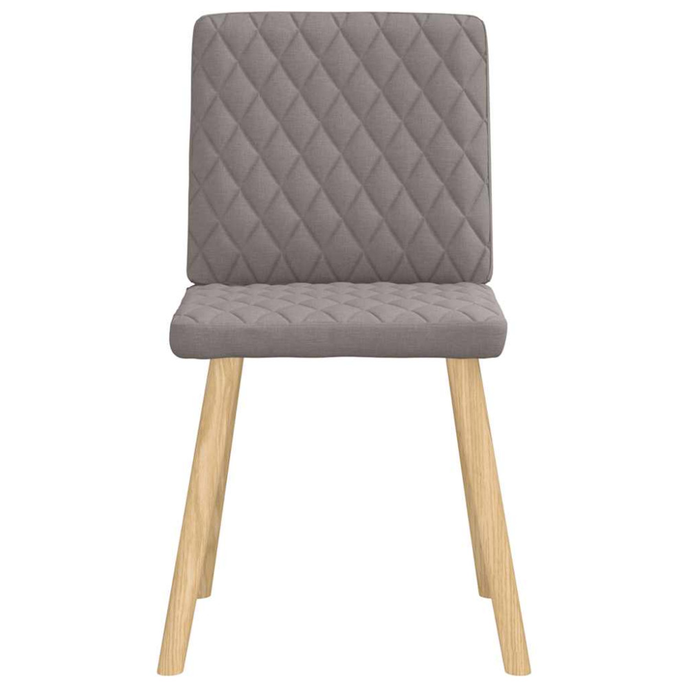 Produktbild för Matstolar 4 st taupe tyg