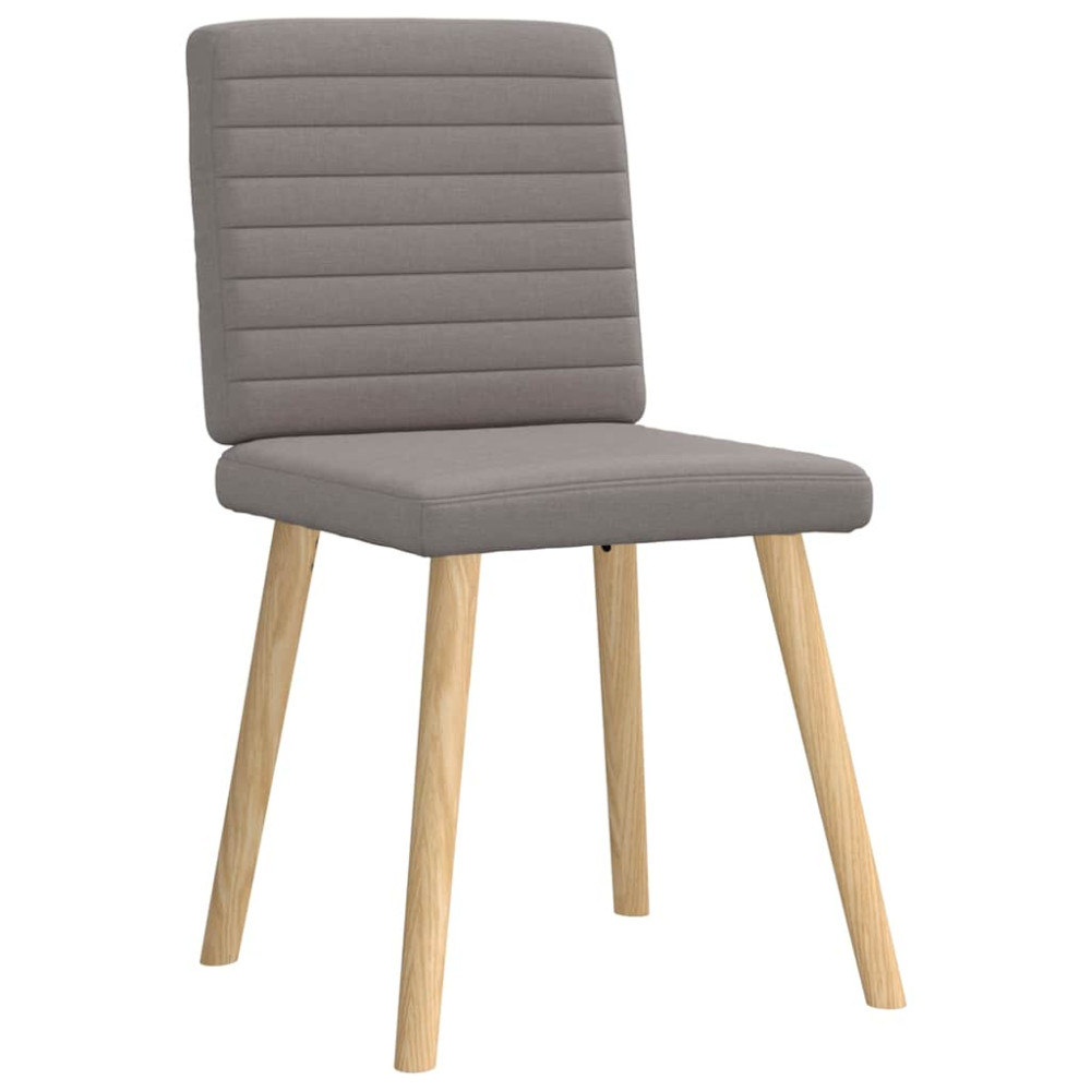 Produktbild för Matstolar 4 st taupe tyg