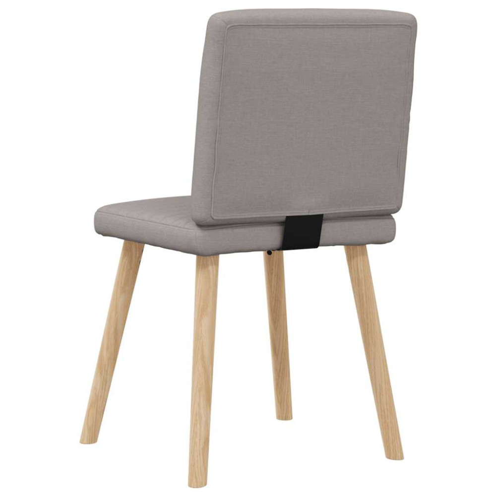 Produktbild för Matstolar 4 st taupe tyg