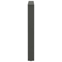 Produktbild för Matbordsben V-formade 2 st antracit 80x(72-73,3) cm stål