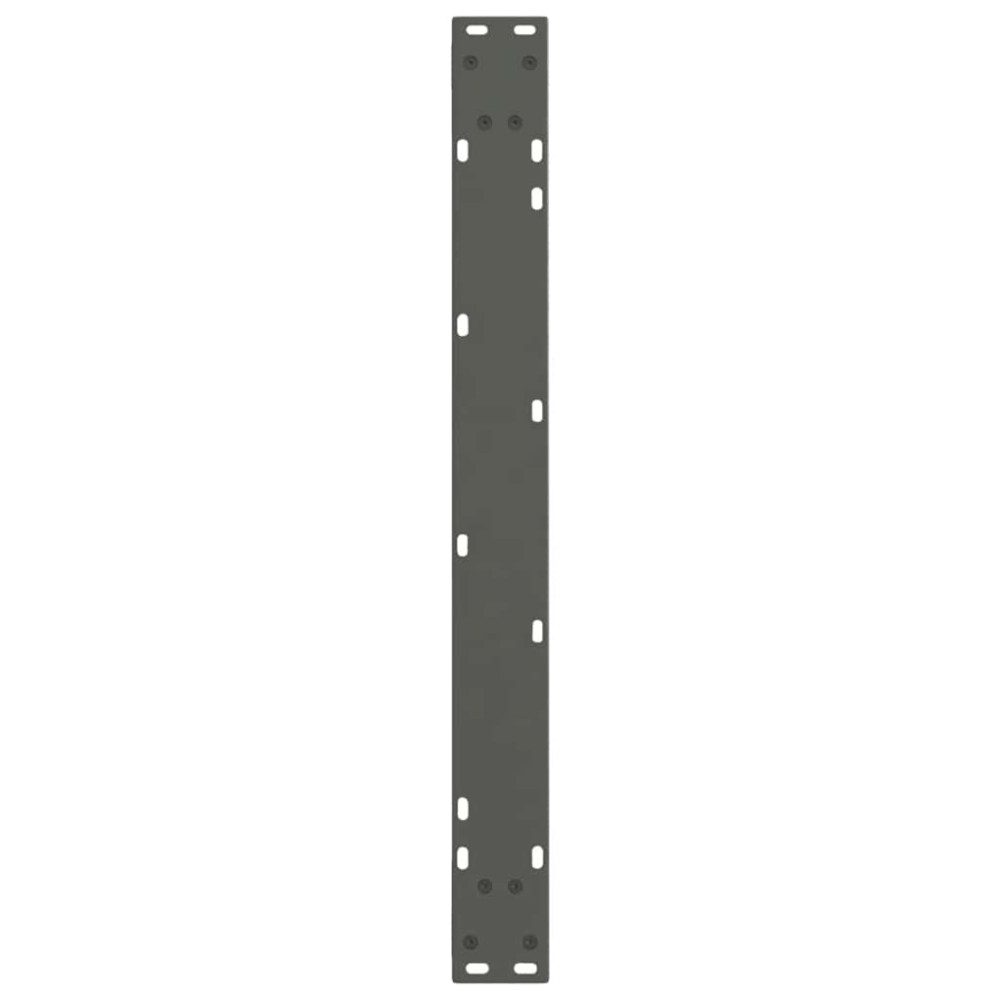 Produktbild för Matbordsben V-formade 2 st antracit 80x(72-73,3) cm stål