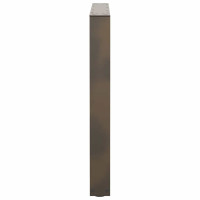 Produktbild för Matbordsben V-formade 2 st naturstål 80x(72-73,3) cm stål