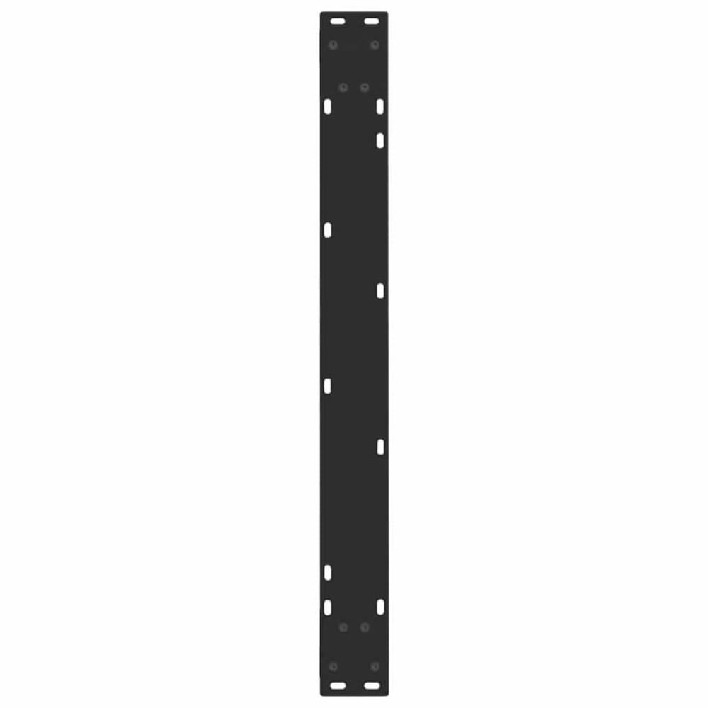 Produktbild för Matbordsben V-formade 2 st svarta 90x(72-73,3) cm stål