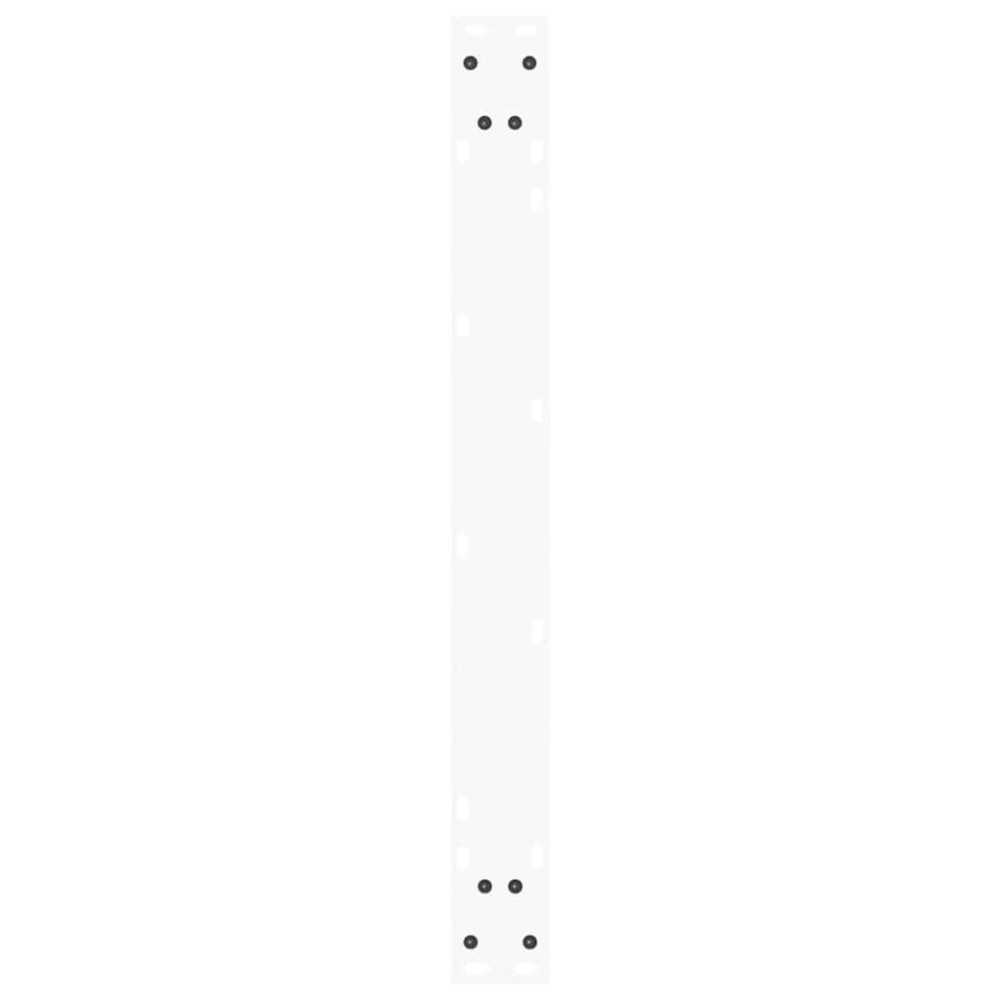 Produktbild för Matbordsben V-formade 2 st vita 90x(72-73,3) cm stål