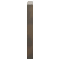 Produktbild för Matbordsben V-formade 2 st naturstål 90x(72-73,3) cm stål