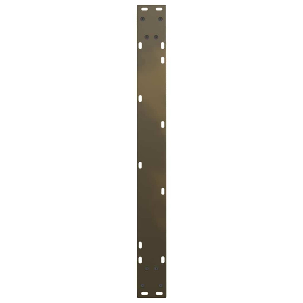 Produktbild för Matbordsben V-formade 2 st naturstål 90x(72-73,3) cm stål