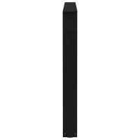 Produktbild för Matbordsben V-formade 2 st svarta 100x(72-73,3) cm stål