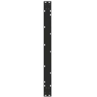 Produktbild för Matbordsben V-formade 2 st svarta 100x(72-73,3) cm stål