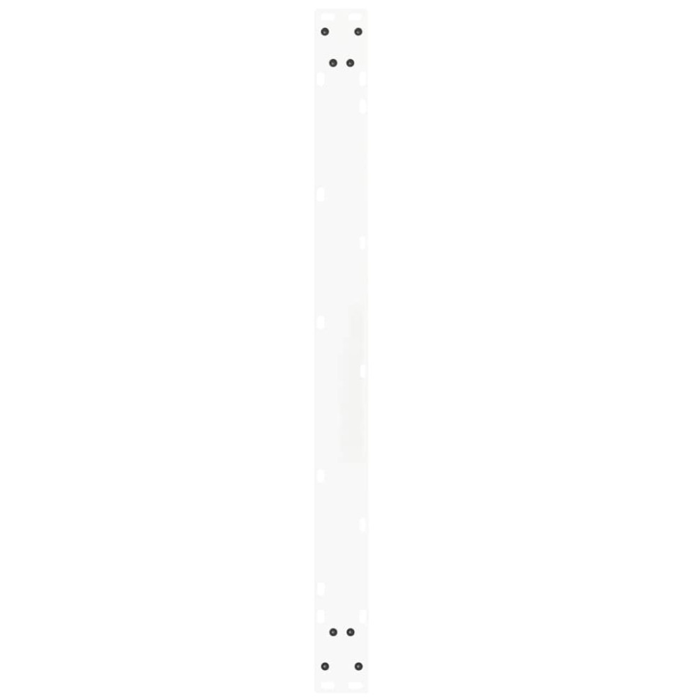Produktbild för Matbordsben V-formade 2 st vita 100x(72-73,3) cm stål