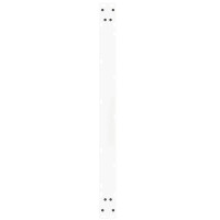 Produktbild för Matbordsben V-formade 2 st vita 100x(72-73,3) cm stål