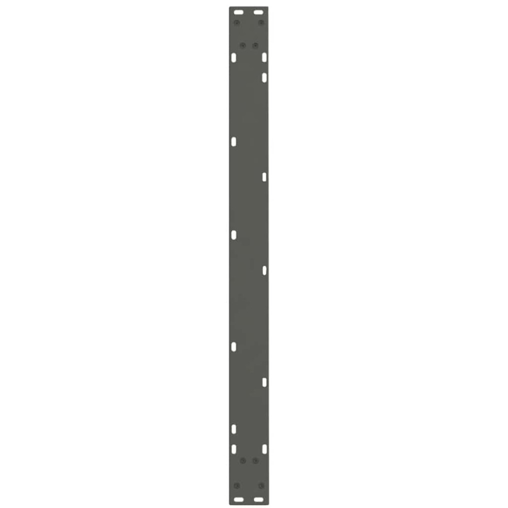 Produktbild för Matbordsben V-formade 2 st antracit 100x(72-73,3) cm stål