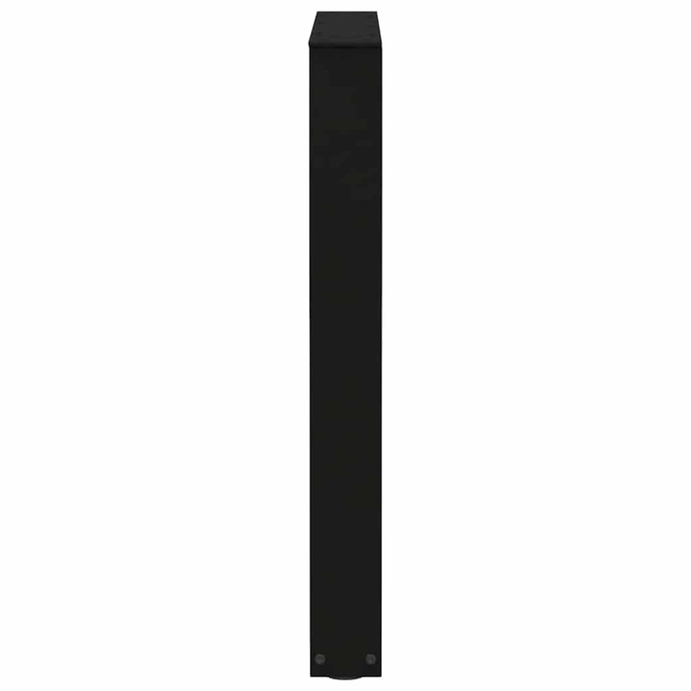 Produktbild för Matbordsben V-formade 3 st svarta 70x(72-73,3) cm stål
