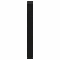 Produktbild för Matbordsben V-formade 3 st svarta 70x(72-73,3) cm stål