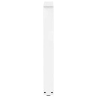 Produktbild för Matbordsben V-formade 3 st vita 70x(72-73,3) cm stål