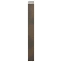Produktbild för Matbordsben V-formade 3 st naturstål 70x(72-73,3) cm stål