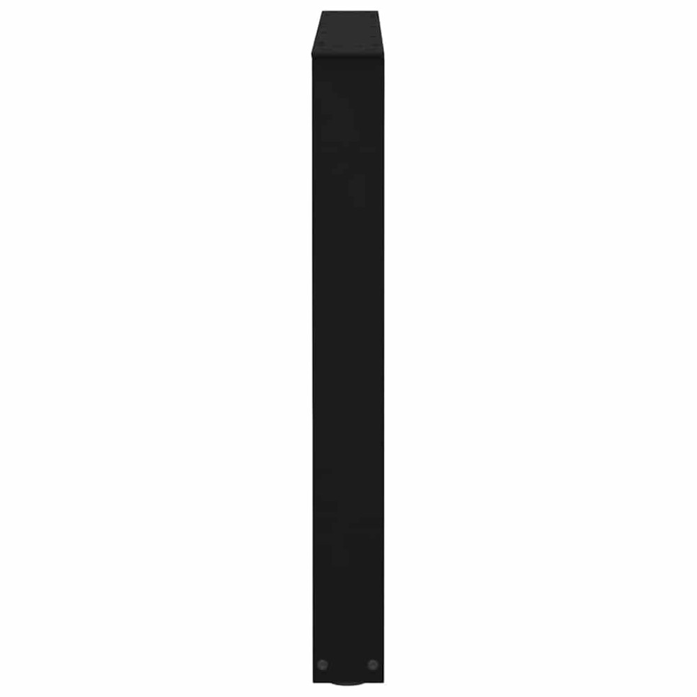 Produktbild för Matbordsben V-formade 3 st svarta 90x(72-73,3) cm stål