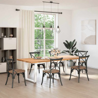 Produktbild för Matbordsben V-formade 3 st vita 90x(72-73,3) cm stål