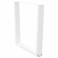 Produktbild för Matbordsben V-formade 3 st vita 90x(72-73,3) cm stål