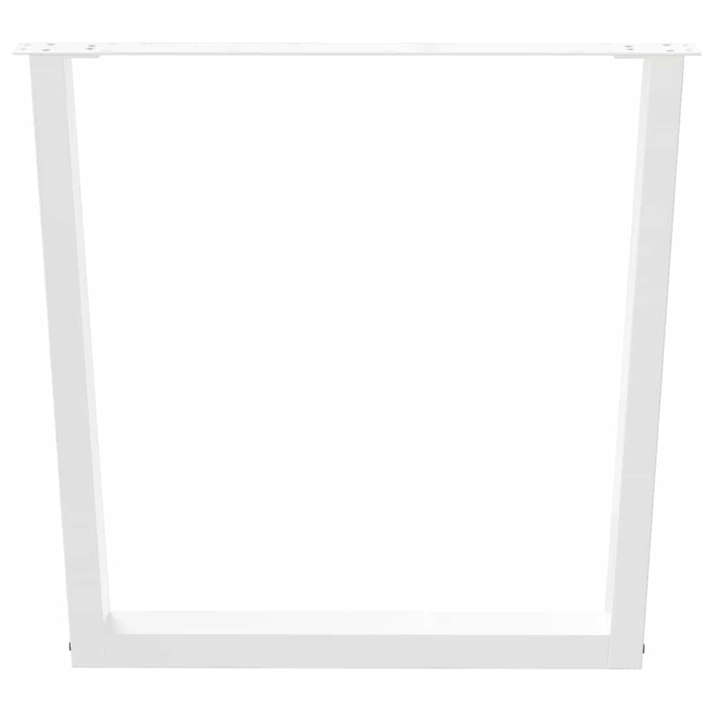 Produktbild för Matbordsben V-formade 3 st vita 90x(72-73,3) cm stål