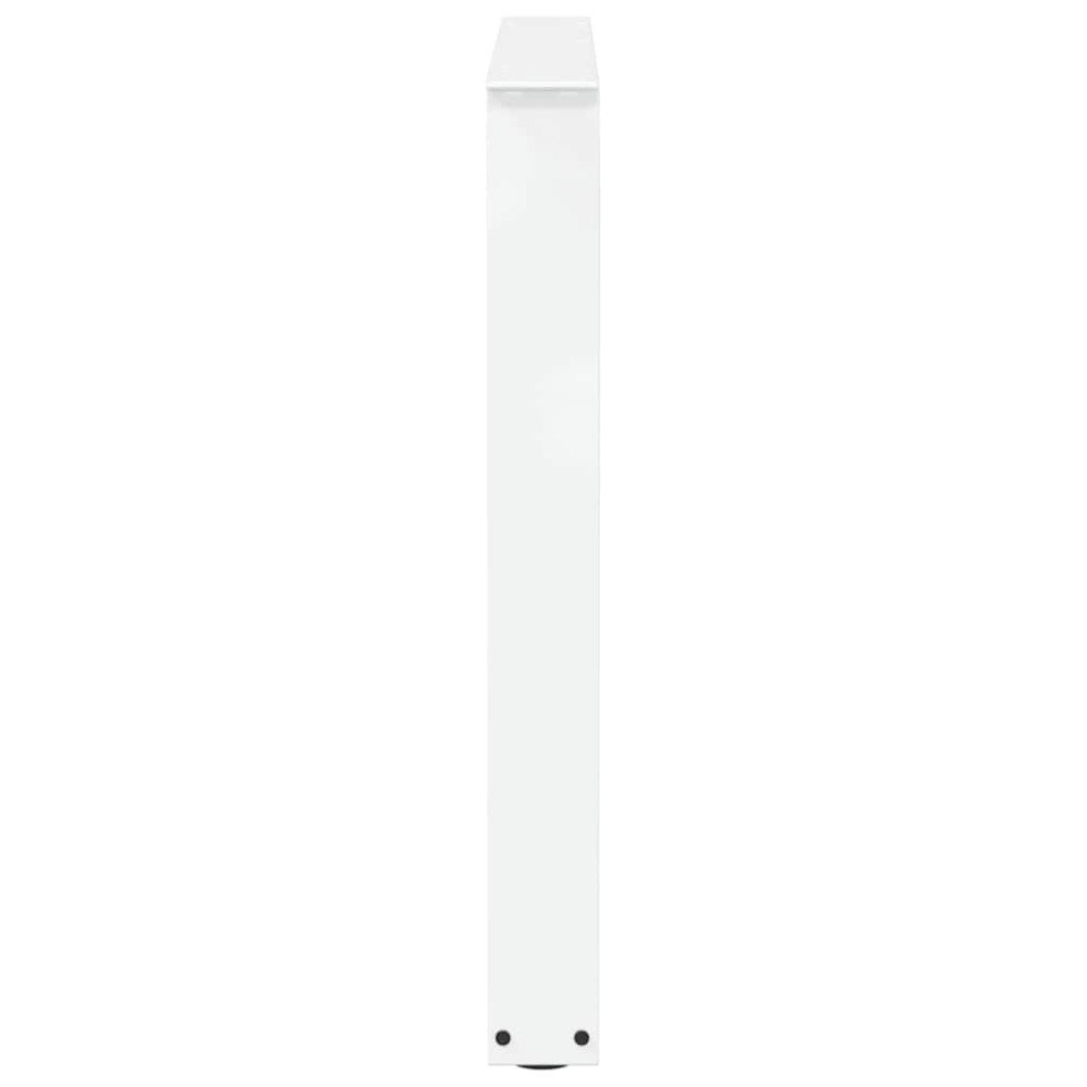 Produktbild för Matbordsben V-formade 3 st vita 90x(72-73,3) cm stål