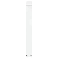 Produktbild för Matbordsben V-formade 3 st vita 90x(72-73,3) cm stål