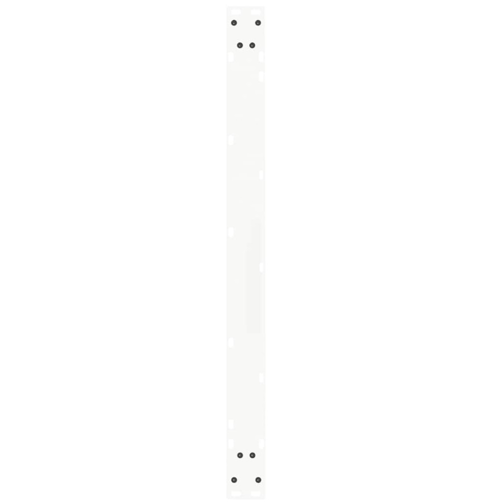 Produktbild för Matbordsben V-formade 3 st vita 100x(72-73,3) cm stål