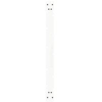 Produktbild för Matbordsben V-formade 3 st vita 100x(72-73,3) cm stål
