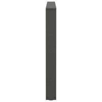 Produktbild för Matbordsben V-formade 3 st antracit 100x(72-73,3) cm stål
