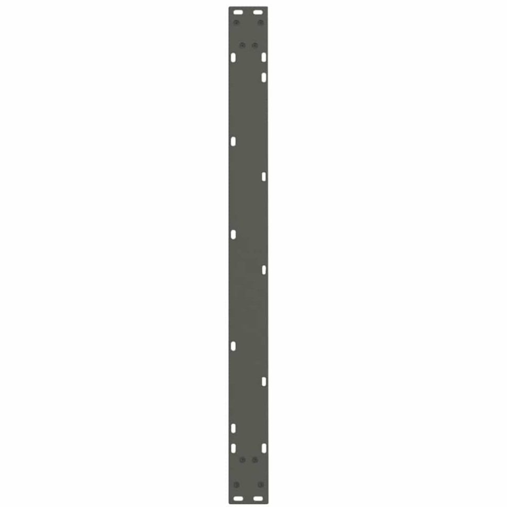 Produktbild för Matbordsben V-formade 3 st antracit 100x(72-73,3) cm stål