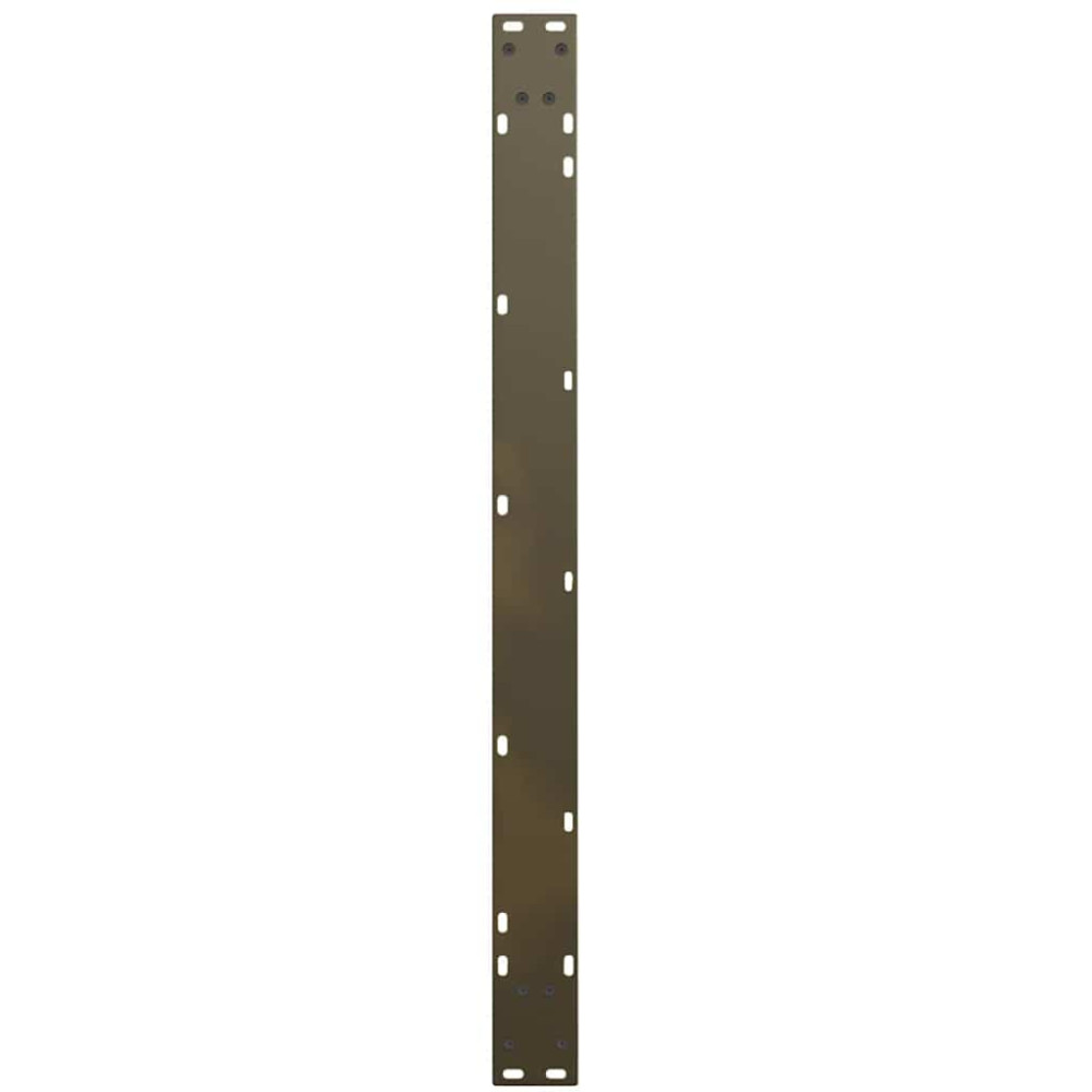 Produktbild för Matbordsben V-formade 3 st naturstål 100x(72-73,3) cm stål