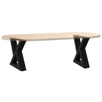 Produktbild för Soffbordsben 2 st svarta 30x(30-31,3) cm stål