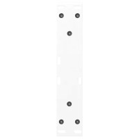 Produktbild för Soffbordsben 2 st vita 30x(30-31,3) cm stål