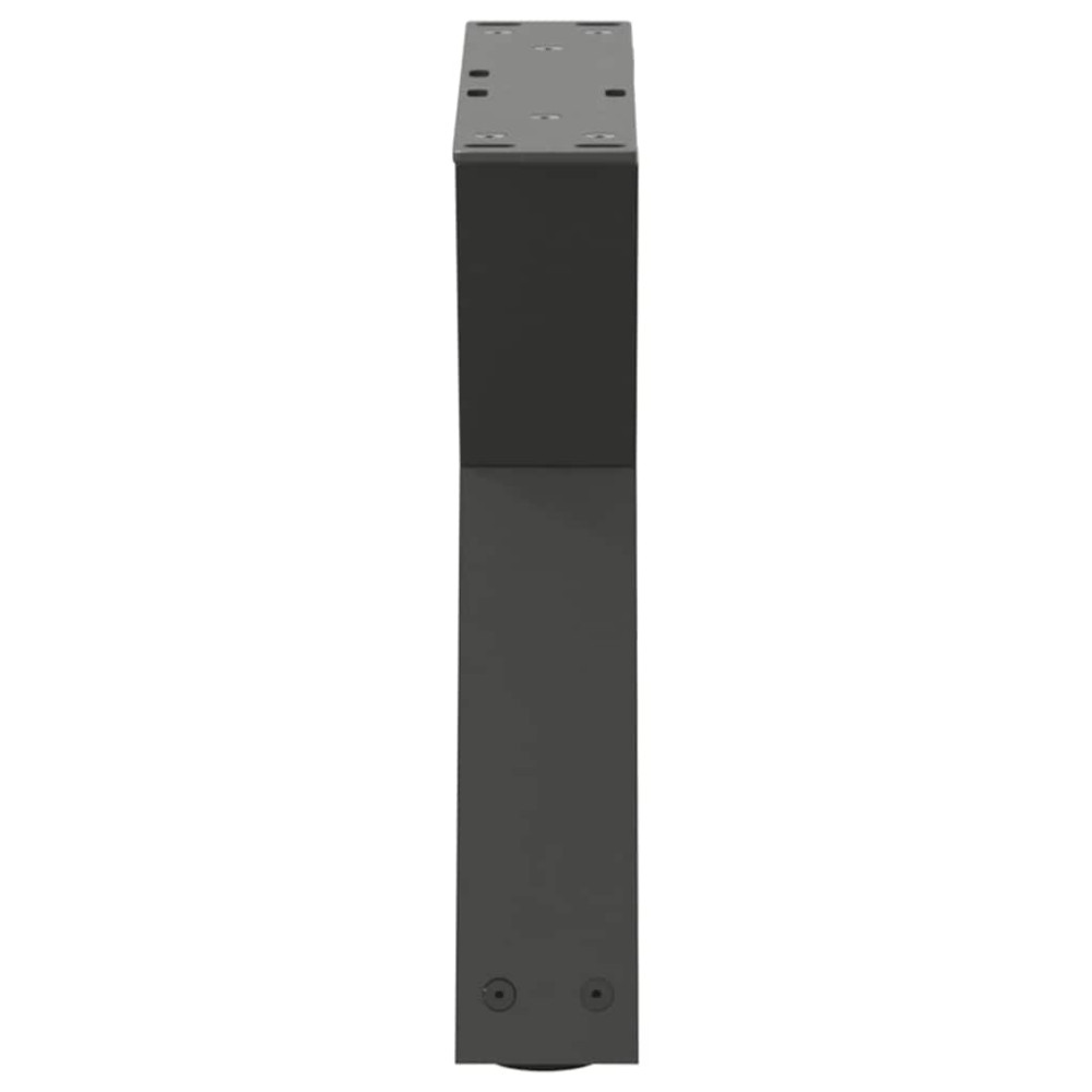 Produktbild för Soffbordsben 2 st antracit 30x(30-31,3) cm stål