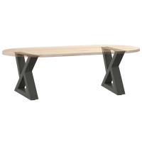 Produktbild för Soffbordsben 2 st antracit 30x(30-31,3) cm stål
