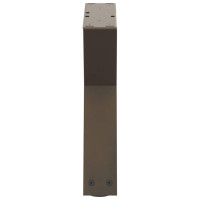 Produktbild för Soffbordsben 2 st naturstål 30x(30-31,3) cm stål