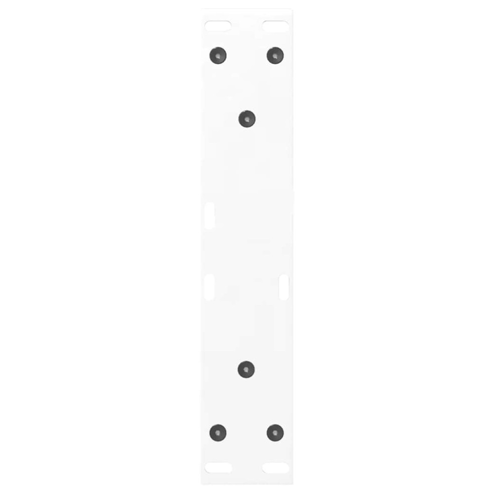 Produktbild för Soffbordsben 2 st vita 40x(30-31,3) cm stål