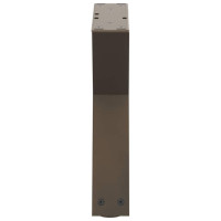Produktbild för Soffbordsben 2 st naturstål 40x(30-31,3) cm stål