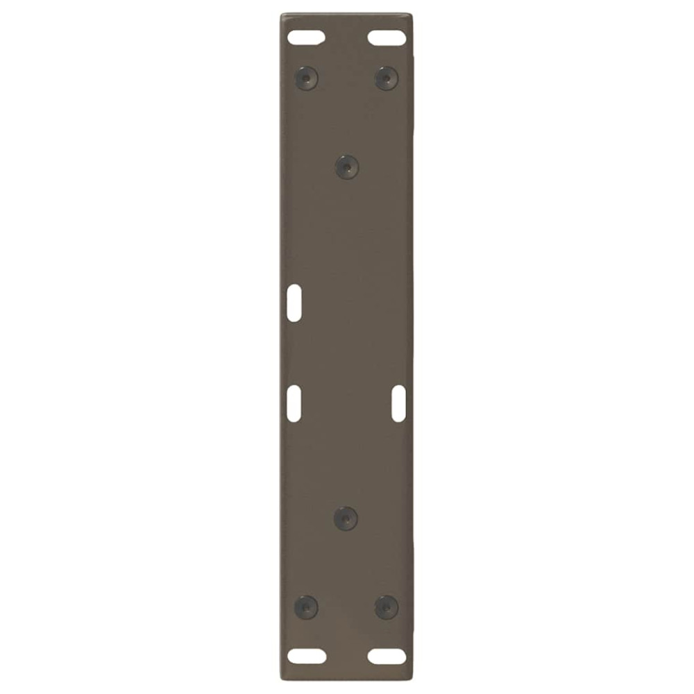 Produktbild för Soffbordsben 2 st naturstål 40x(30-31,3) cm stål