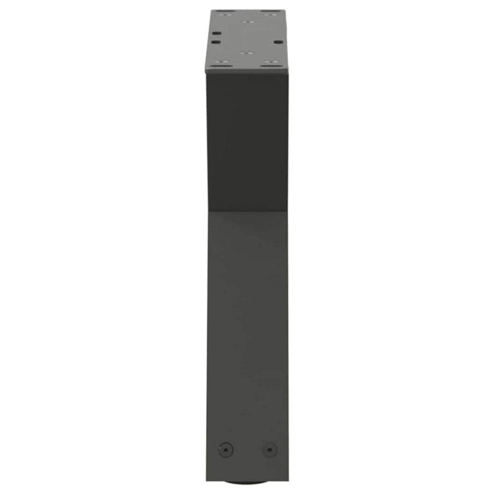 Produktbild för Soffbordsben 2 st antracit 50x(30-31,3) cm stål