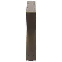 Produktbild för Soffbordsben 2 st naturstål 50x(30-31,3) cm stål