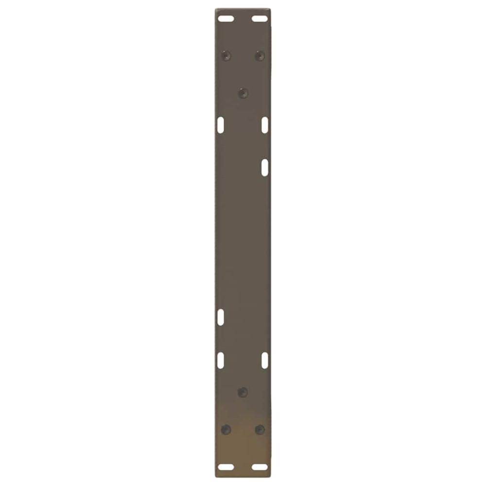 Produktbild för Soffbordsben 2 st naturstål 50x(30-31,3) cm stål