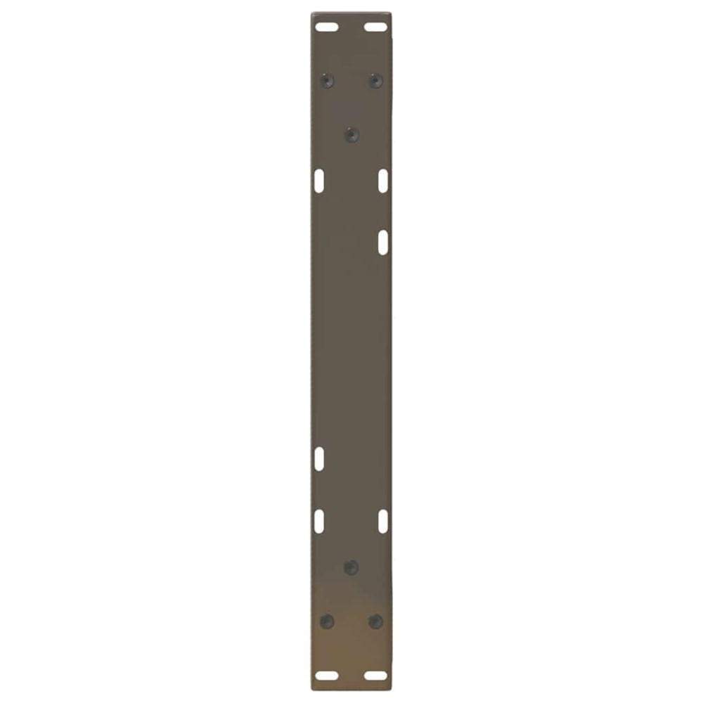 Produktbild för Soffbordsben 2 st naturstål 60x(30-31,3) cm stål