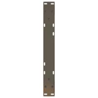 Produktbild för Soffbordsben 2 st naturstål 60x(30-31,3) cm stål