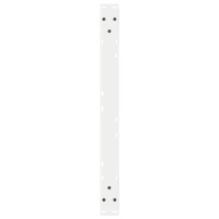 Produktbild för Soffbordsben 2 st vita 70x(30-31,3) cm stål