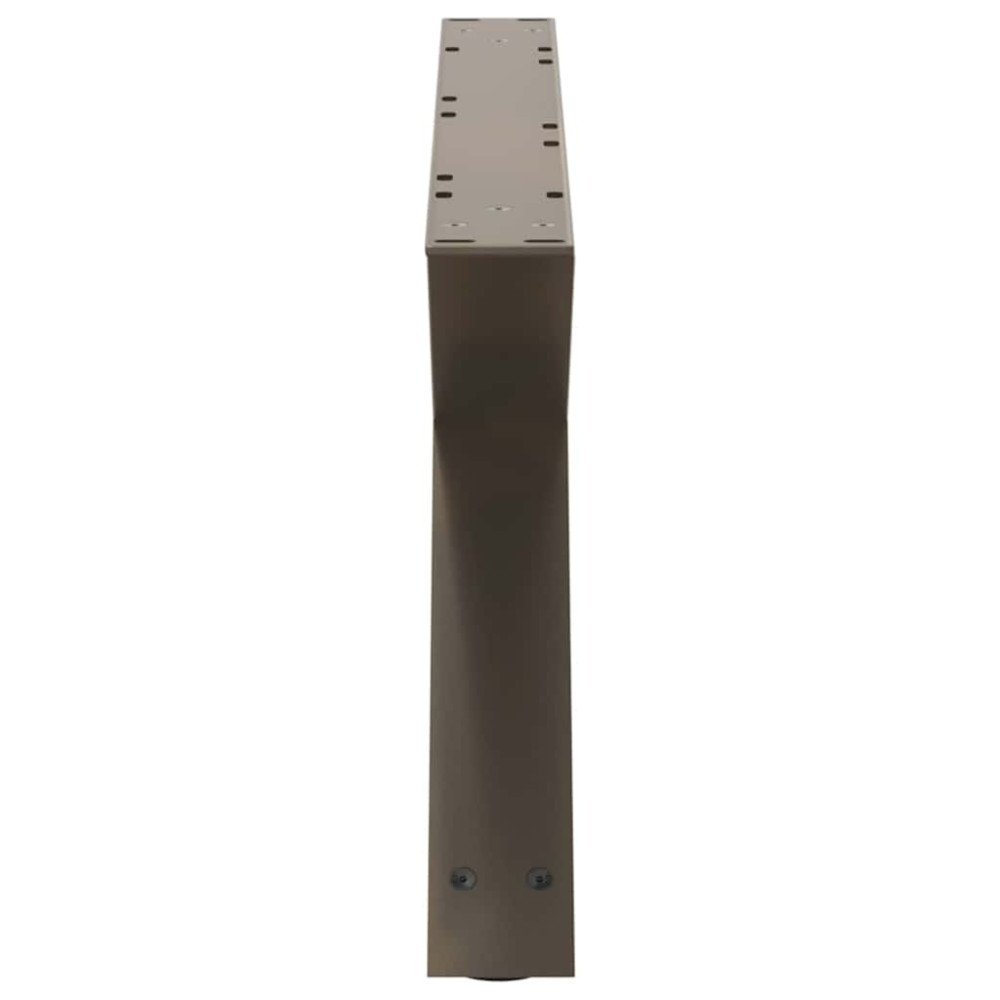 Produktbild för Soffbordsben 2 st naturstål 70x(30-31,3) cm stål