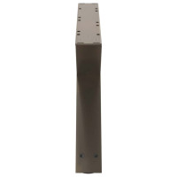 Produktbild för Soffbordsben 2 st naturstål 70x(30-31,3) cm stål