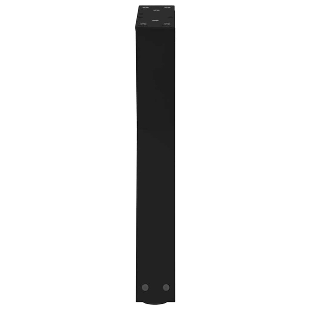 Produktbild för Soffbordsben 2 st svarta 28x(42-43,3) cm stål