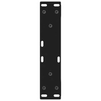 Produktbild för Soffbordsben 2 st svarta 28x(42-43,3) cm stål