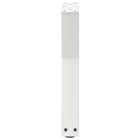 Produktbild för Soffbordsben 2 st vita 28x(42-43,3) cm stål